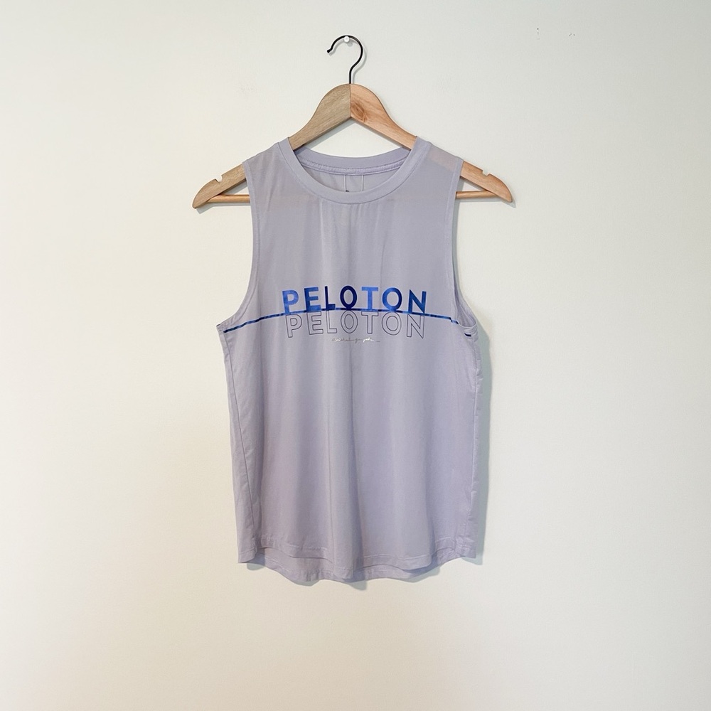 Spiritual Gangster Light Purple Peloton Top
